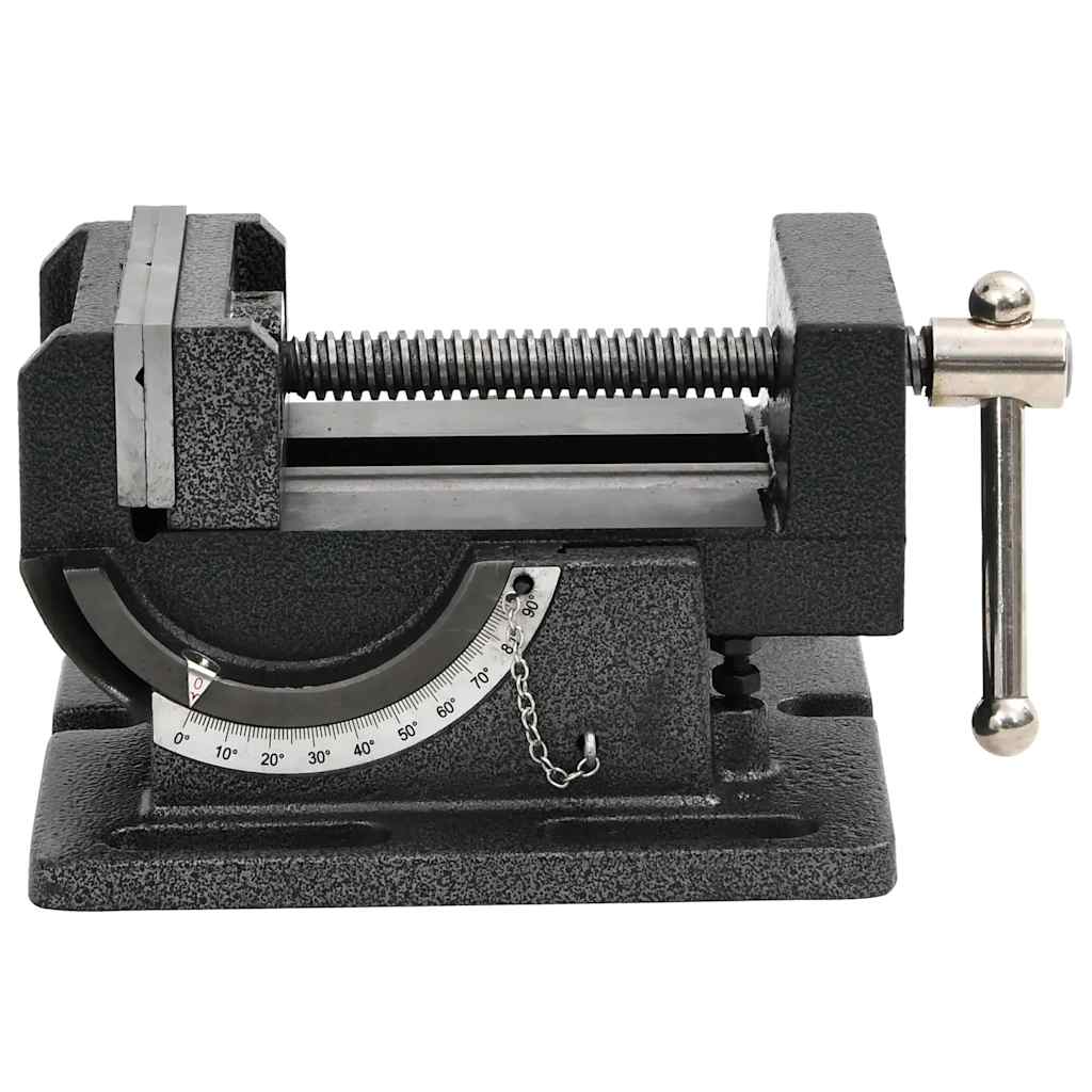 vidaXL Maschinenschraubstock Kippbar Handbetrieben 110 mm