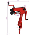 vidaXL Manuelle Sickenmaschine