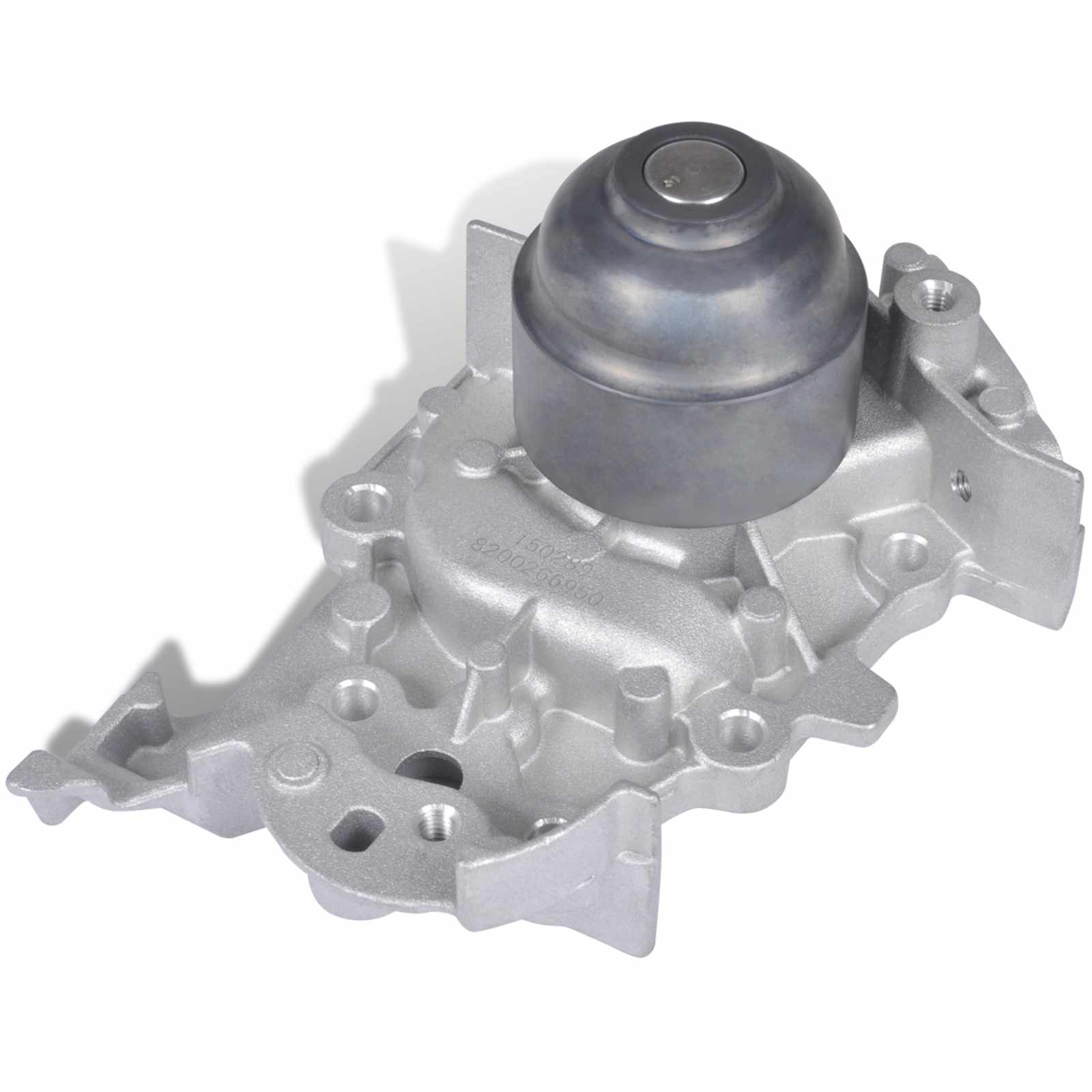 vidaXL Wasserpumpe Silber Metall