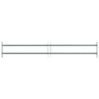 vidaXL Fenstergitter Verstellbar mit 2 Querstäben 1000-1500 mm
