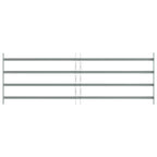 vidaXL Fenstergitter Verstellbar mit 4 Querstäben 1000-1500 mm