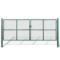 vidaXL Gartentor aus Maschengewebe 400x150 cm
