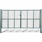vidaXL Maschen-Gartentor 400x175 cm