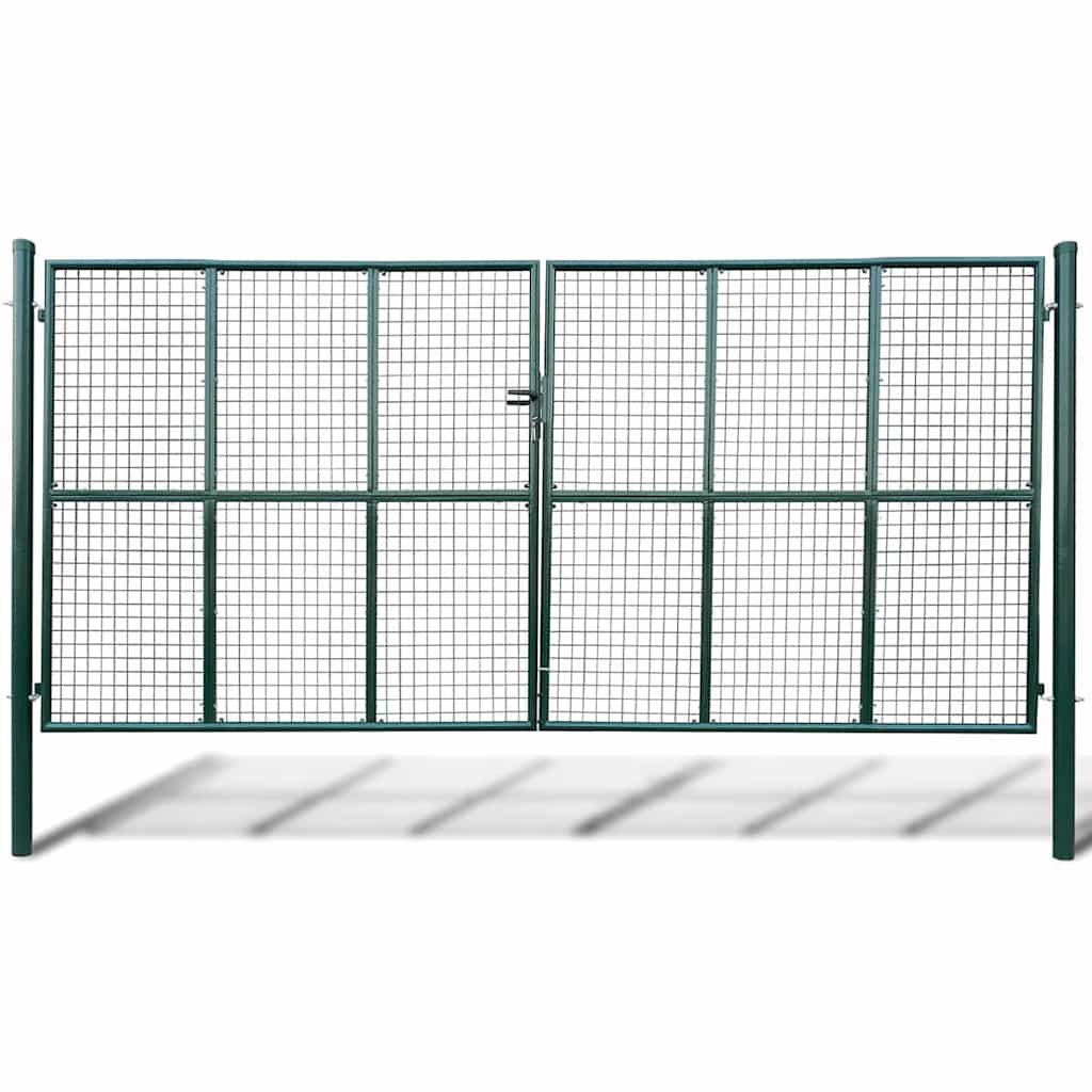 vidaXL Maschen-Gartentor 400x175 cm