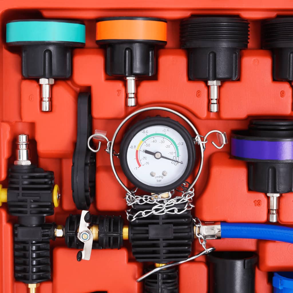 vidaXL 28-tlg. Drucktester Werkzeugset für Kühlsysteme