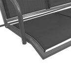 vidaXL Hollywoodschaukel mit Dach Schwarz