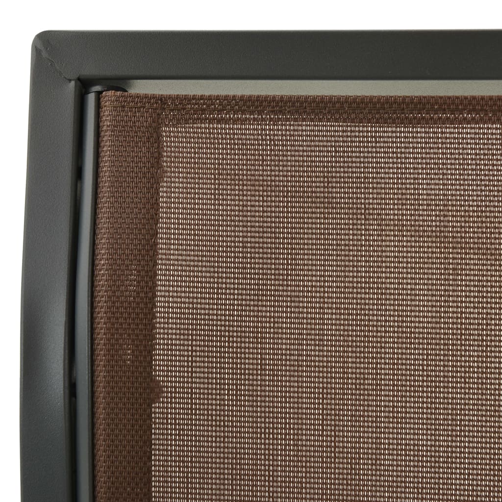 vidaXL Hollywoodschaukel mit Dach Kaffeebraun