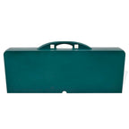 vidaXL Campingtisch mit 4 Hockern Klappbar Aluminium Extra Leicht Grün