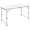 vidaXL Campingtisch Klappbar Höhenverstellbar Aluminium 120x60 cm