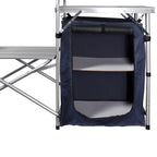 vidaXL Campingküche Klappbar mit Aluminium-Windschutz