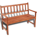 vidaXL Gartenbank 120 cm Massivholz Akazie
