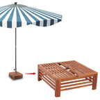 vidaXL Sonnenschirmständer-Verkleidung aus Holz
