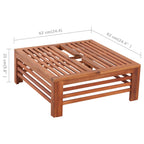 vidaXL Sonnenschirmständer-Verkleidung aus Holz