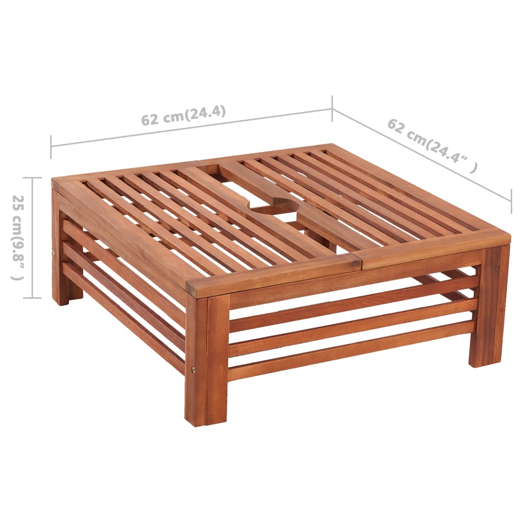 vidaXL Sonnenschirmständer-Verkleidung aus Holz