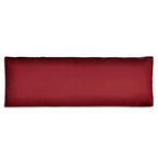 vidaXL Gepolstertes Rückenkissen Weinrot 120 x 40 x 10 cm