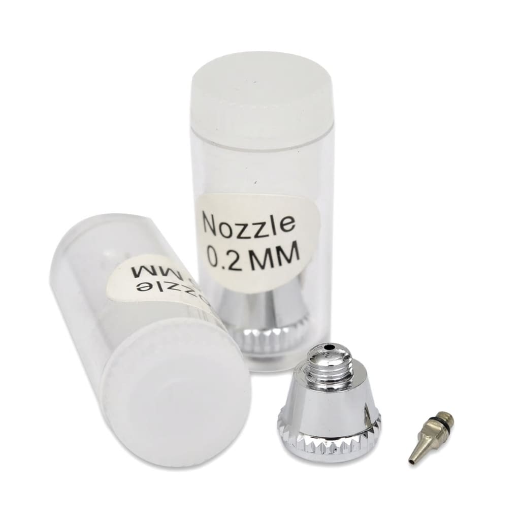 vidaXL Airbrush-Set 0,2 / 0,3 / 0,5 mm Düsen