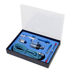 vidaXL Airbrush-Set mit Glasbehälter 0,2 / 0,3 / 0,5 mm Düsen