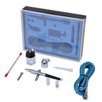 vidaXL Airbrush-Set mit Glasbehälter 0,2 / 0,3 / 0,5 mm Düsen