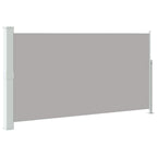 vidaXL Ausziehbare Seitenmarkise 160x300 cm Grau