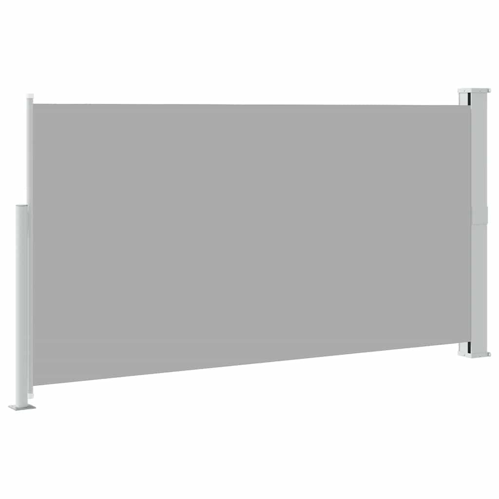 vidaXL Ausziehbare Seitenmarkise 160x300 cm Grau