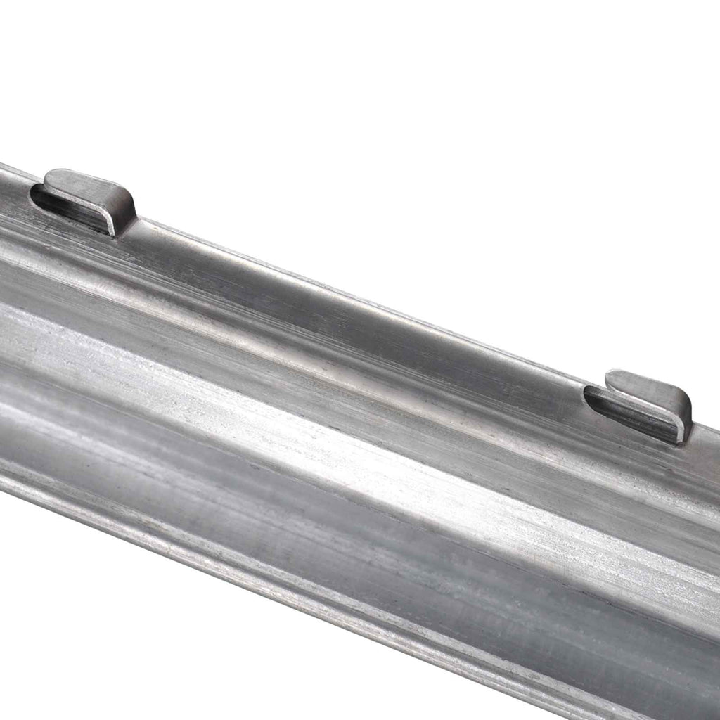 vidaXL Zaunpfosten 10 pcs Silber 200 cm Stahl