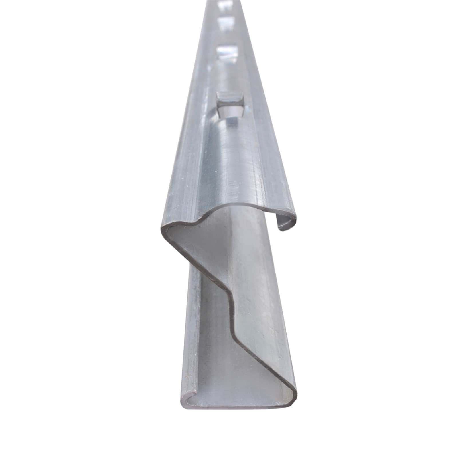 vidaXL Zaunpfosten 10 pcs Silber 200 cm Stahl
