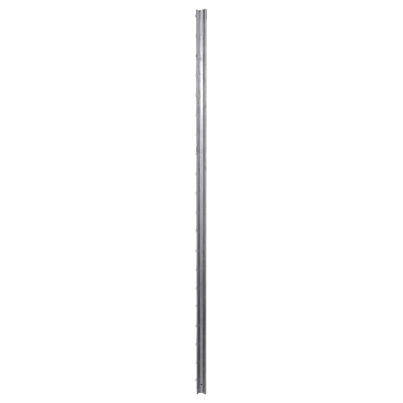 vidaXL Zaunpfosten 10 pcs Silber 200 cm Stahl
