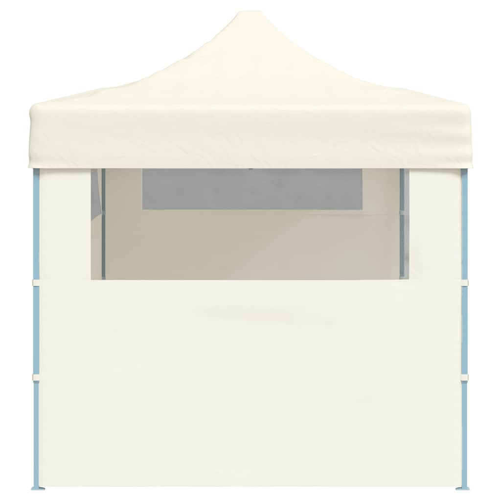 vidaXL Pop-Up-Partyzelt Faltbar Creme 3×6 m