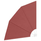 vidaXL Faltbarer Balkonfächer Terracotta-Rot 140×140 cm