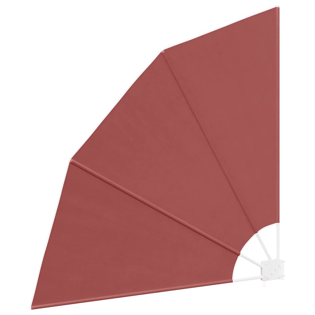 vidaXL Faltbarer Balkonfächer Terracotta-Rot 140×140 cm