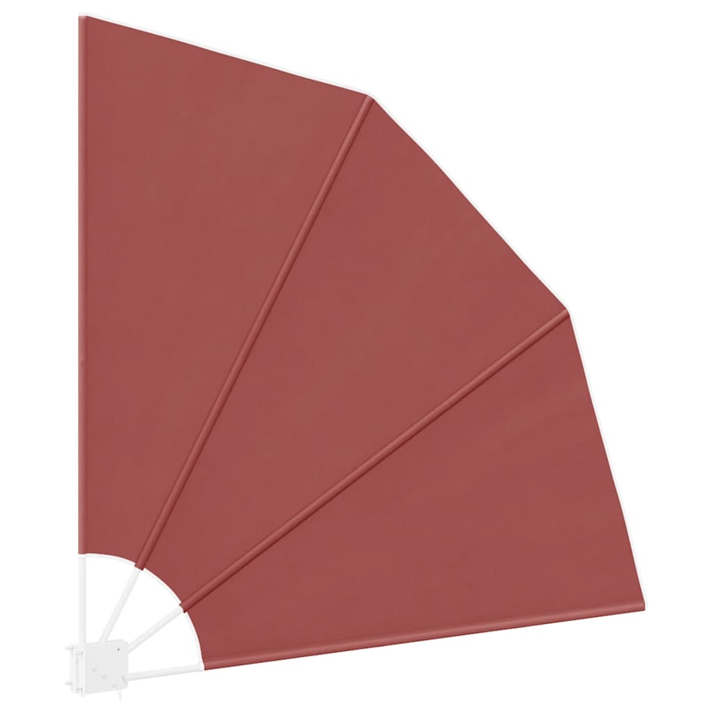 vidaXL Faltbarer Balkonfächer Terracotta-Rot 140×140 cm
