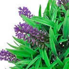 vidaXL Buchsbaumkugel mit Lavendel 2 Stk. Künstlich 28 cm