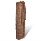 vidaXL Rindenzaun 400×100 cm