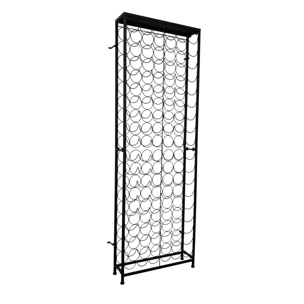 vidaXL Flaschenregal für 108 Flaschen Metall
