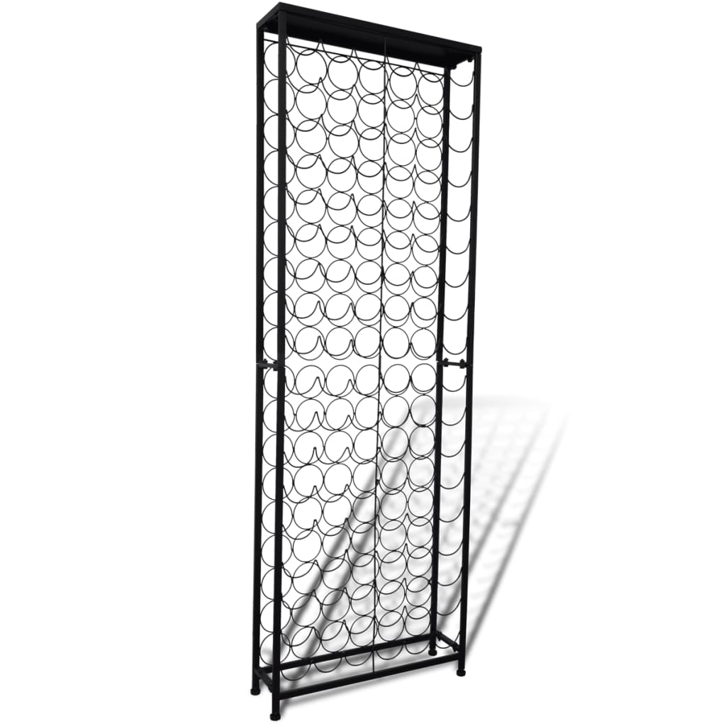vidaXL Flaschenregal für 108 Flaschen Metall