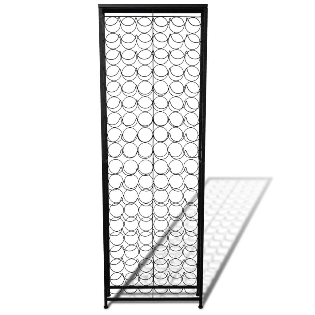 vidaXL Flaschenregal für 108 Flaschen Metall