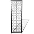 vidaXL Flaschenregal für 108 Flaschen Metall