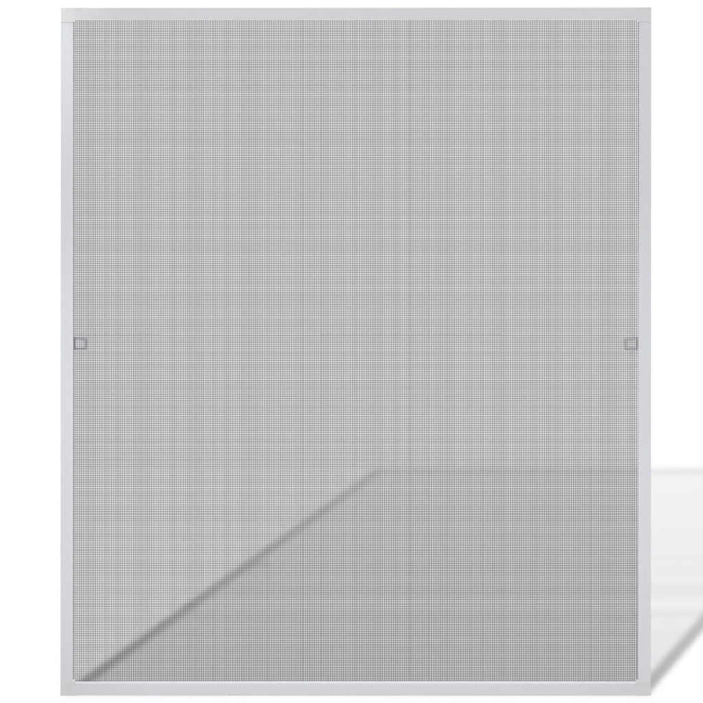 Insektengitter für Fenster 120 x 140 cm weiß