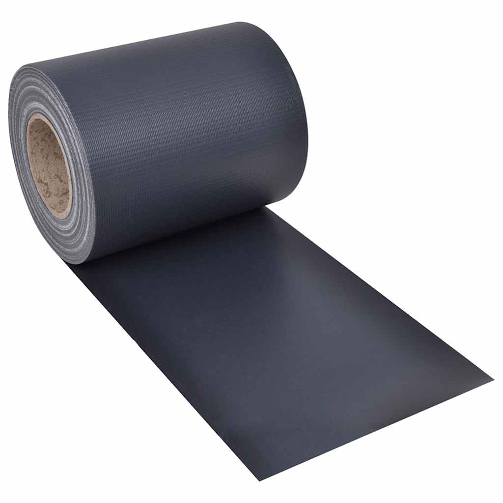 vidaXL Gartenzaun-Sichtschutz PVC 70×0,19 m Dunkelgrau