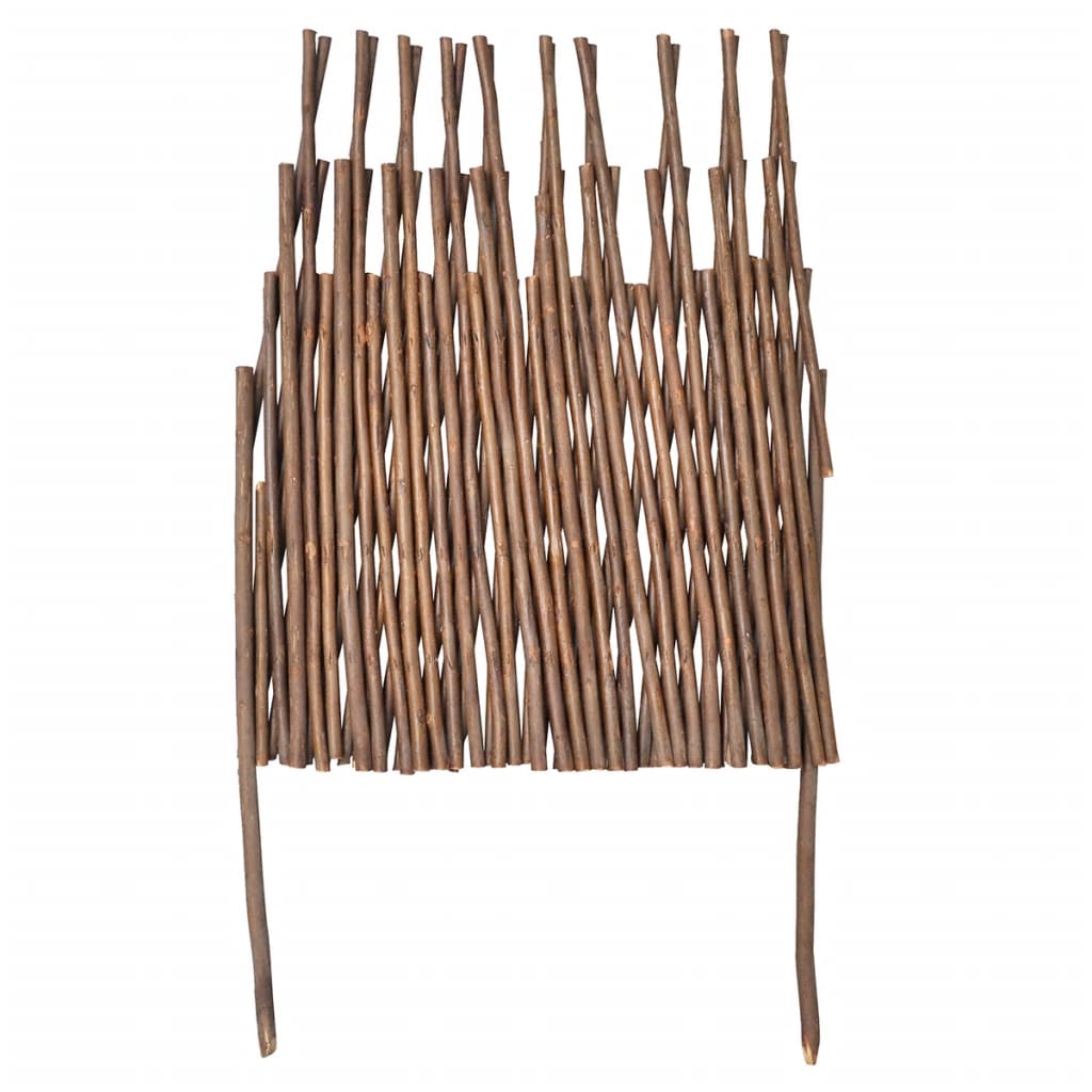 vidaXL Weiden-Spalierzaun 5-tlg. 170x37 cm