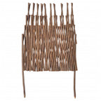 vidaXL Weiden-Spalierzaun 5-tlg. 170x37 cm