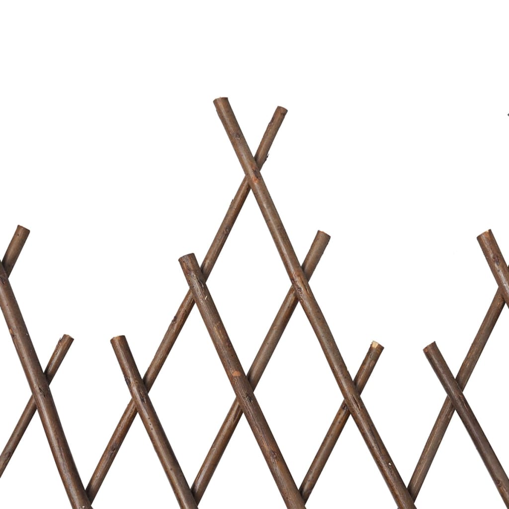 vidaXL Weiden-Spalierzaun 5-tlg. 170x37 cm