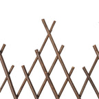 vidaXL Weiden-Spalierzaun 5-tlg. 170x37 cm