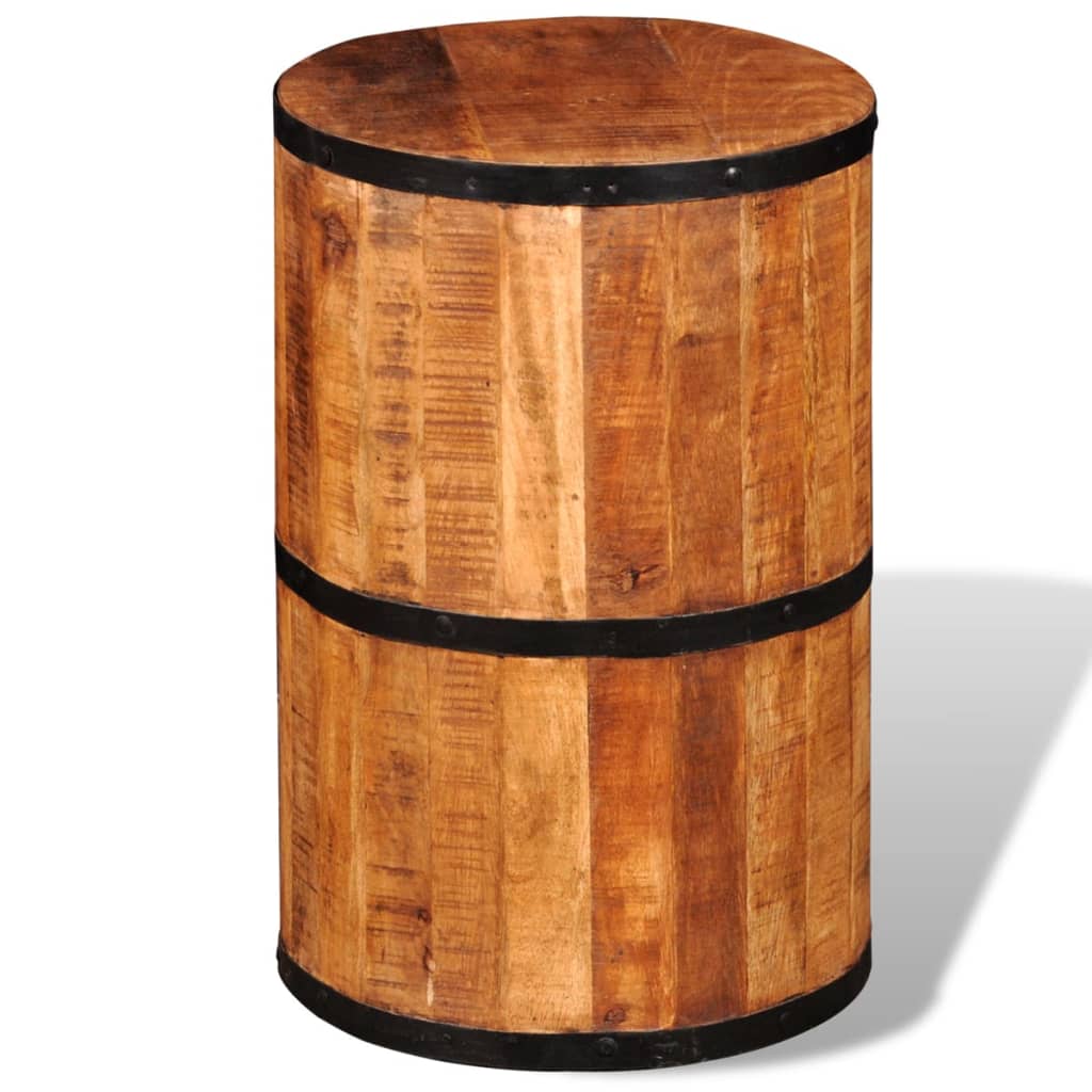 vidaXL Barhocker Raues Mangoholz