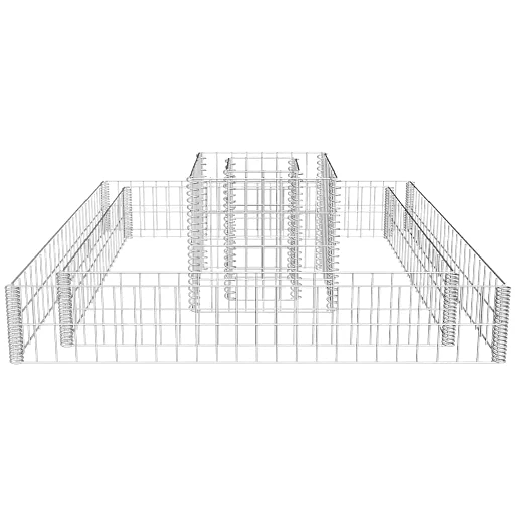vidaXL Gabionen-Pflanzkübel Verzinkter Draht