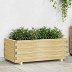 vidaXL Hochbeet 100x50x40 cm Holz Rechteckig