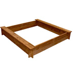 vidaXL Sandkasten Holz Quadratisch