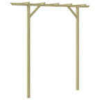 vidaXL Gartenpergola 205x40x203 cm Holz