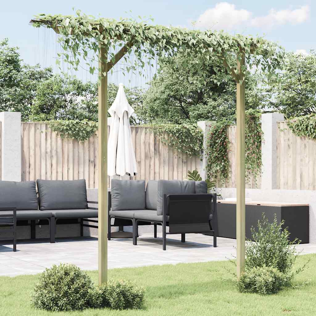 vidaXL Gartenpergola 205x40x203 cm Holz