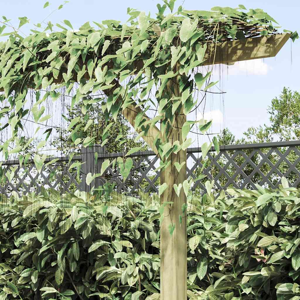 vidaXL Gartenpergola 205x40x203 cm Holz